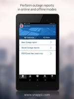 Outage Reporting App plakat