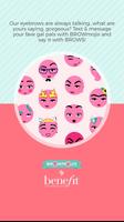 Benefit BROWmojis Keyboard الملصق