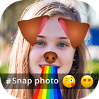 Snap Dog Face Filter & Sticker icône