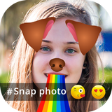 Snap Dog Face Filter & Sticker icône
