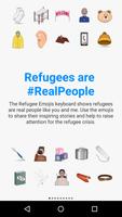 Refugee Emojis Keyboard ポスター