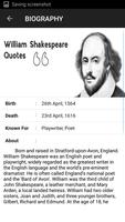 William Shakespeare Quotes capture d'écran 1