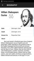 William Shakespeare Quotes اسکرین شاٹ 1