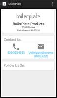 BoilerPlate Tool Catalog capture d'écran 2