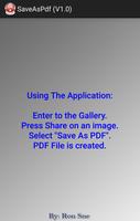 Save As PDF Affiche