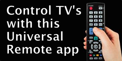 Remote Control for TV-poster