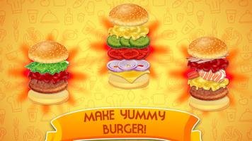 Burger Cafe - Cooking King Master ảnh chụp màn hình 1