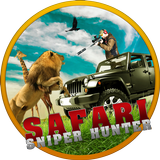 Sniper Jungle Safari 4x4 Off Road Jeep Animal Hunt icône