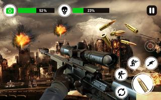 sniper shooting games offline پوسٹر