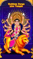 Goddess Durga Live Temple Affiche