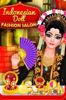 Indonesian Doll Fashion Salon پوسٹر