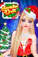 Santa Doll - Christmas Salon D poster