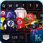 snooker billiards keyboard icon