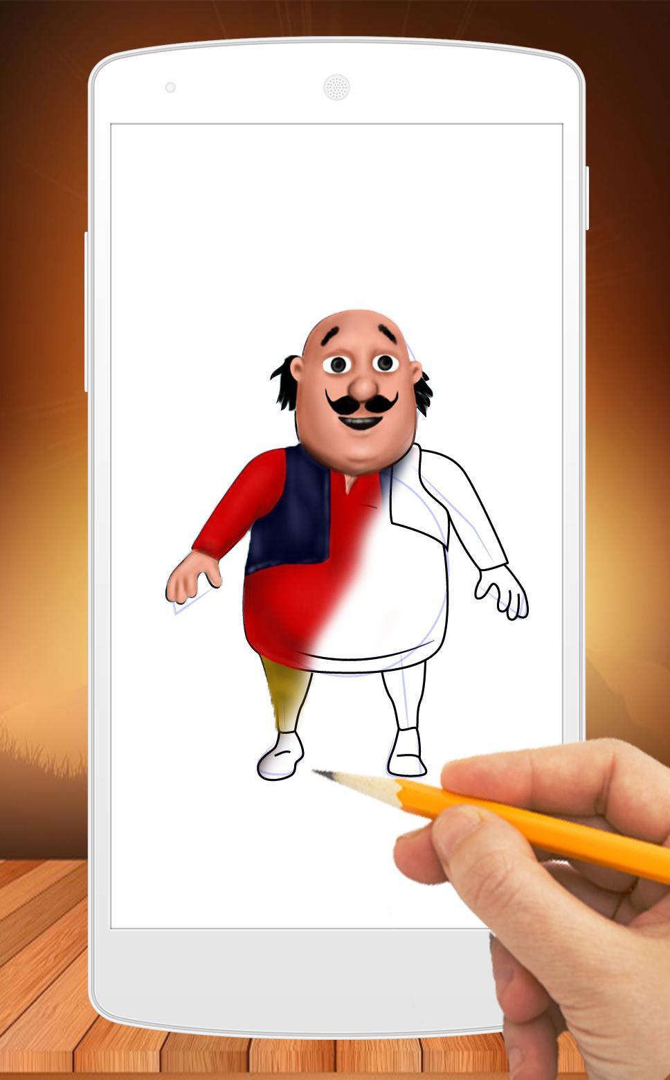Featured image of post Chhota Bheem Motu Patlu Group Drawing How to draw chaiwala from motu patlu