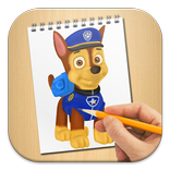 How to draw paw patrol