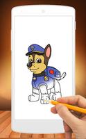 How to draw paw patrol ポスター