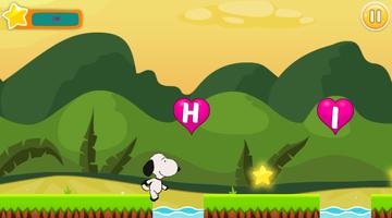 Snoopy Run in the world ABC Ekran Görüntüsü 3