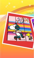 Slide Puzzle For Snoopy Dog Affiche