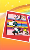 Slide Puzzle For Snoopy Dog-poster