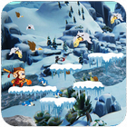 Super Snow Winter Adventure : Jungle Book Story biểu tượng