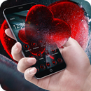 Snow Ice Love Heart Theme APK