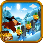 Snow Monkey running icon