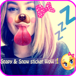 ”Snap photo filters-Snow selfie