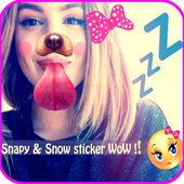 Snap Filters - Snow Stickers icono