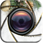 Snow weather - HD effect camera 💎 icône