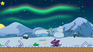 Winter Snow Icy Monster Kids Game ảnh chụp màn hình 1