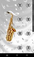 Virtuelle Saxophon Plakat