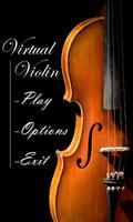 Virtuelle Violine Plakat