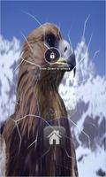 Snow Eagle Lock Screen Affiche
