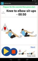 5 Minute ABS Workout routines 截图 1