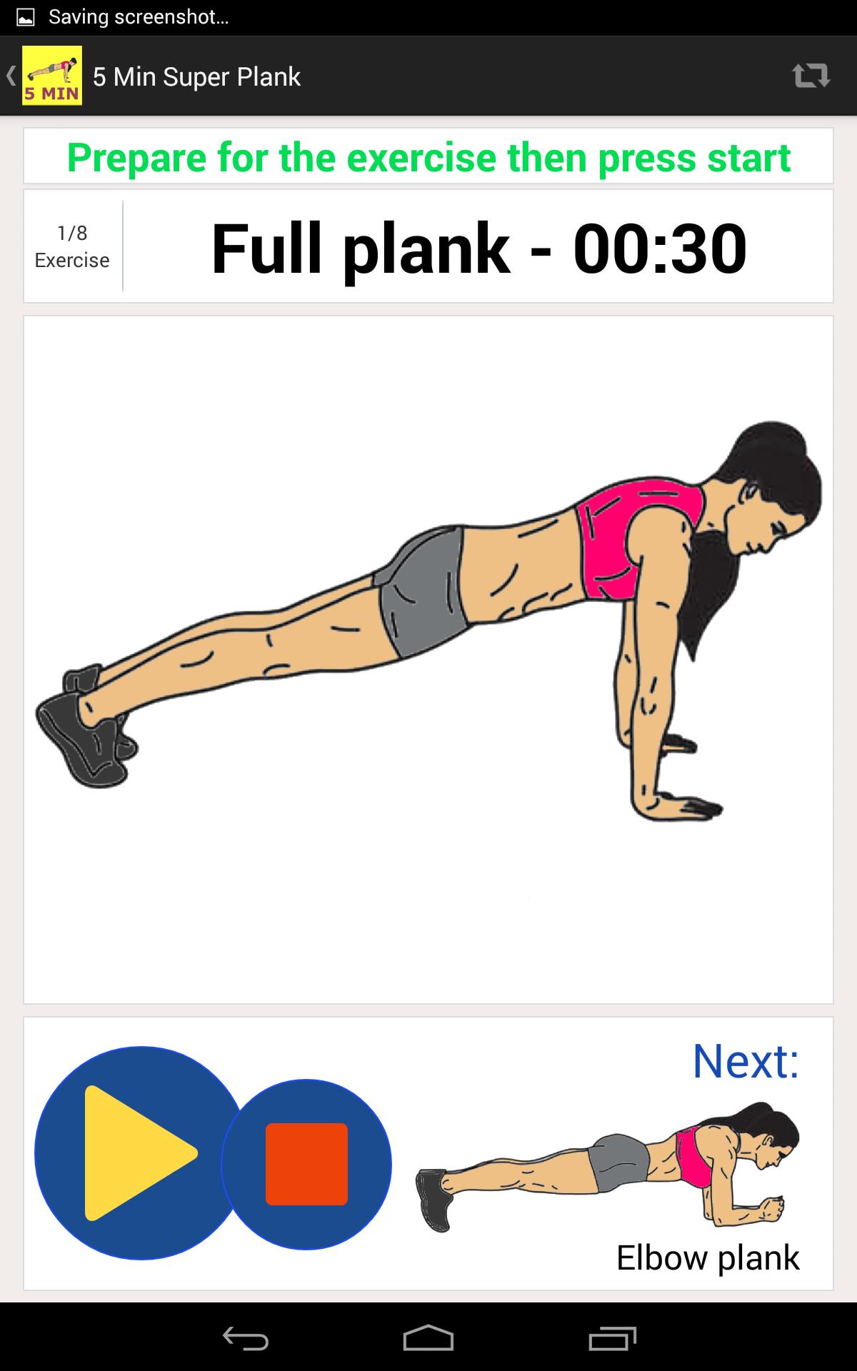 5 Minute Super Plank Workout For Android Apk Download
