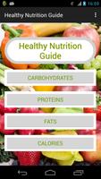 Healthy Nutrition Guide Affiche