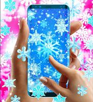 2 Schermata Snowflakes live wallpaper