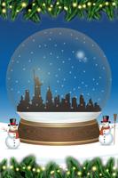 Boule à neige d'New York Fond d'écran animé capture d'écran 3