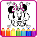 How To Color Minnie Mouse -mickey mouse APK