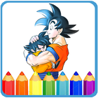 How To Color Dragon Ball Z -dbz new games biểu tượng