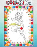 How To Color Dragon Ball Z -dbz new games پوسٹر