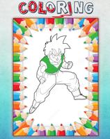 How To Color Dragon Ball Z -dbz new games 스크린샷 2