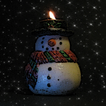 ”SnowMan Candle