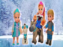Snow Princess Elsa Anna الملصق