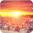 Snow Sunset Live Wallpaper