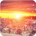 Snow Sunset Live Wallpaper ícone