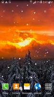 Snow Sunset Live Wallpaper imagem de tela 2