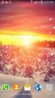 Snow Sunset Live Wallpaper ảnh chụp màn hình 3