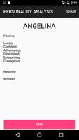 Personality By Name - describi تصوير الشاشة 2