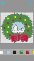 Christmas Color By Number Coloring Santa Paint Pix screenshot 2
